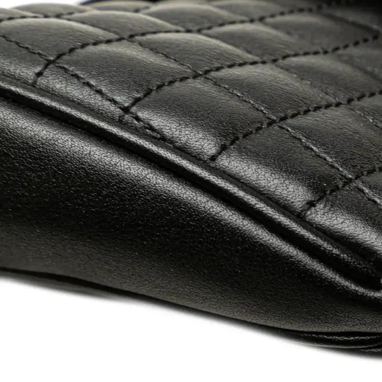 Celine Quilted Calfskin C Charm Belt Bag