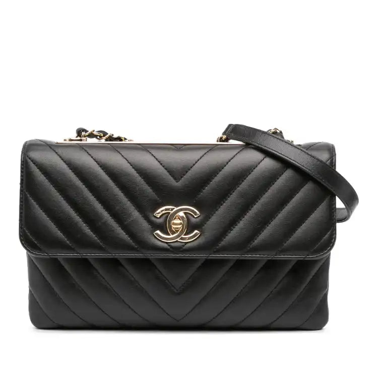 Chanel Chevron Lambskin Trendy CC Flap