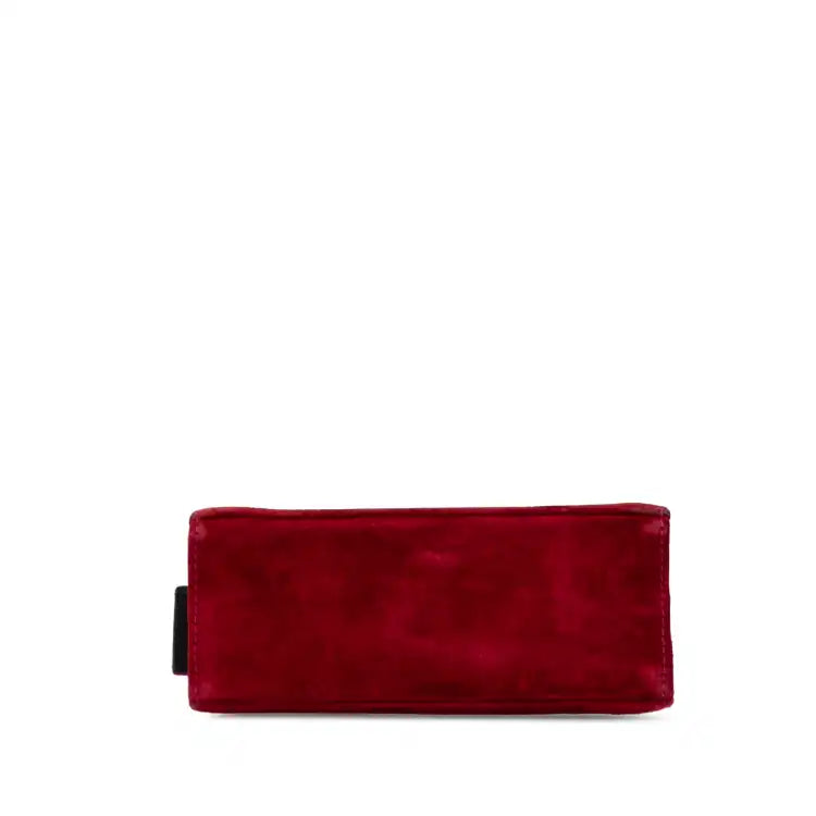 Ferragamo Suede Vara Bow Satchel