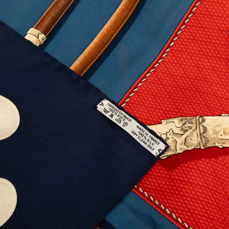 Hermès Cannes et Pommeaux Silk Scarf