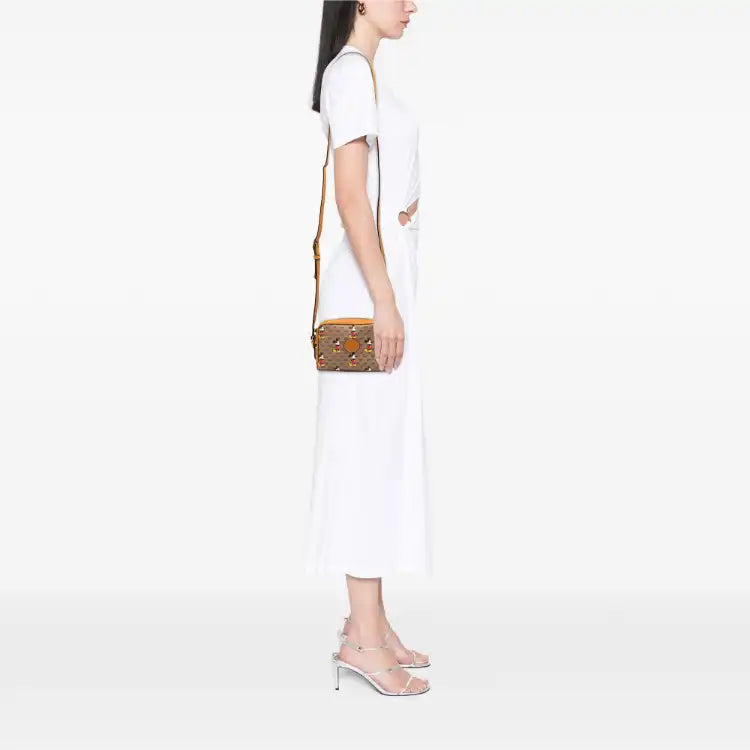 Gucci Disney Mini Micro GG Supreme Mickey Mouse Crossbody