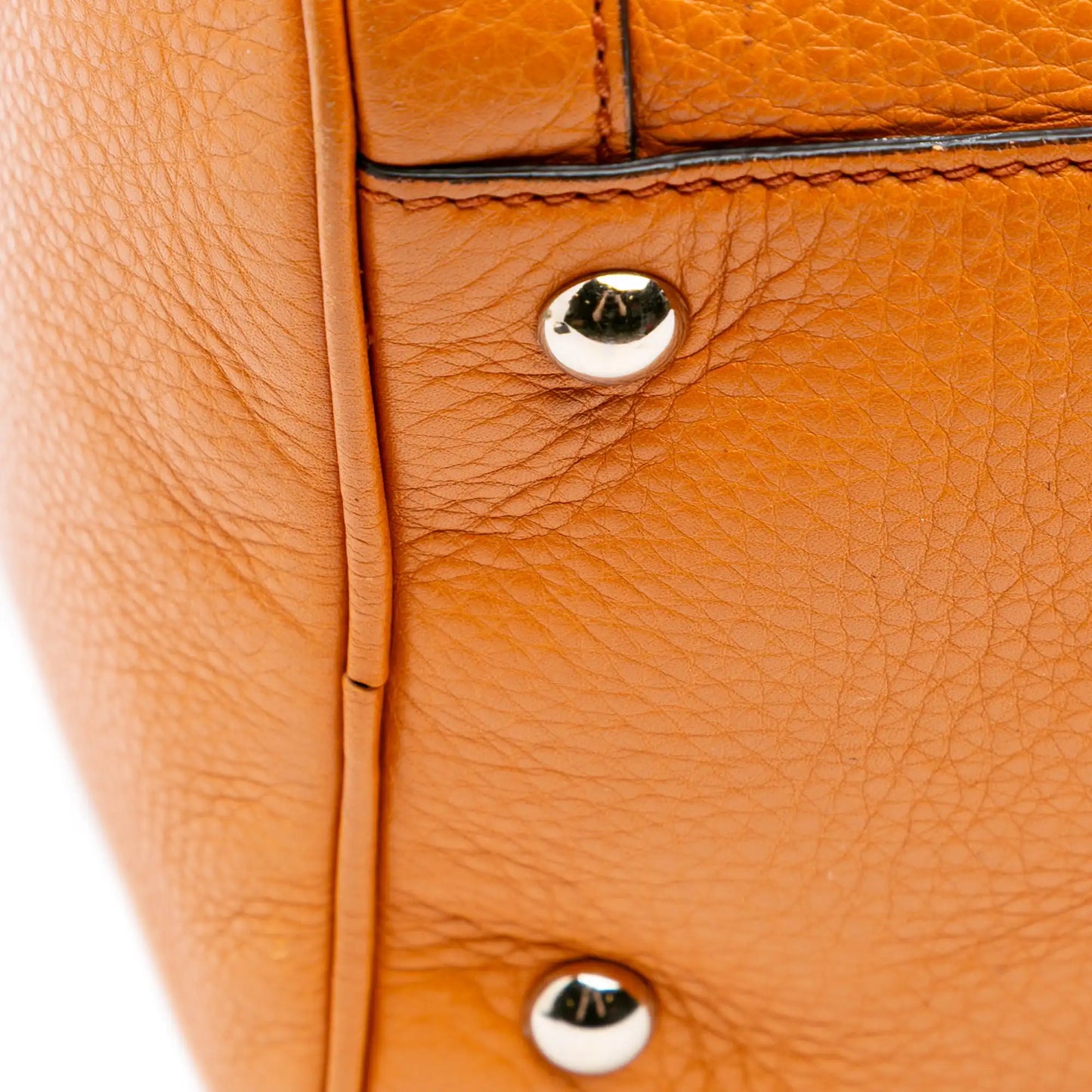 Medium Pebbled Calfskin Soho Boston Bag