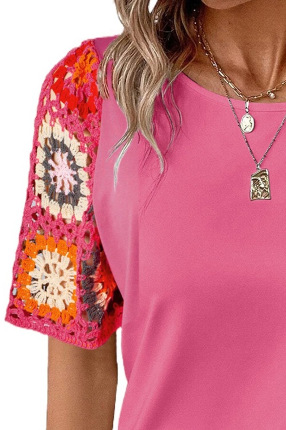 She Wears Glory™ — Set Apart in Simplicity Geometric Blouse - She Wears Glory Beverly Hills