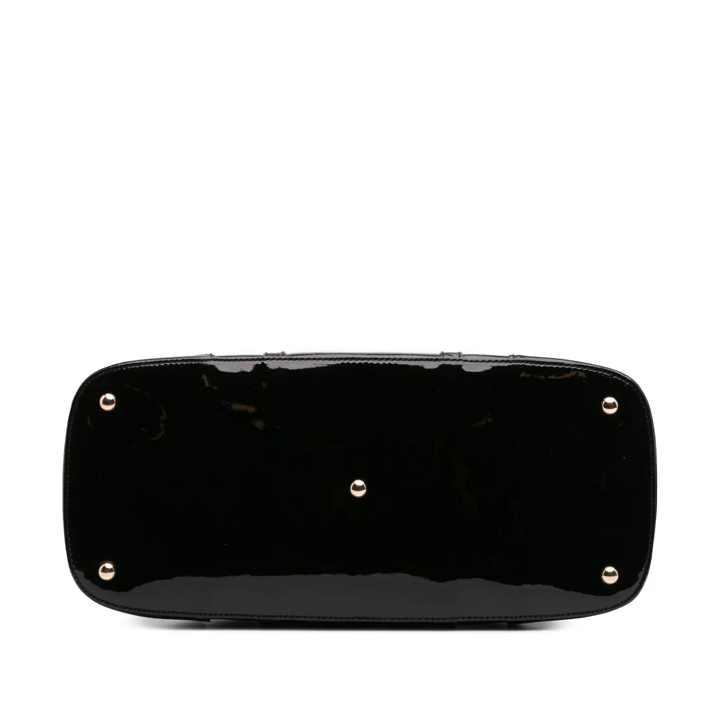 Gucci Large Microguccissima Patent Nice Dome Top Handle Bag