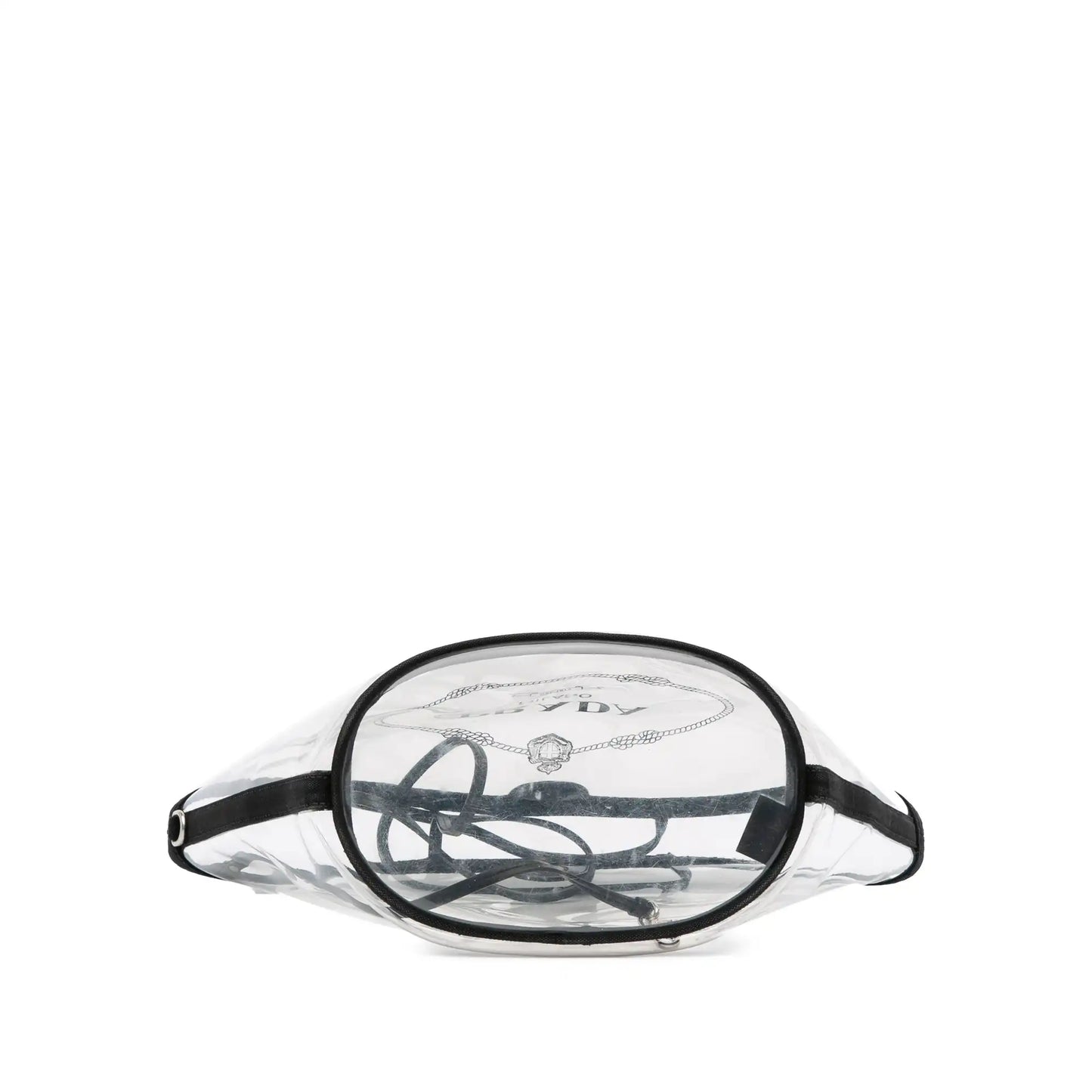 Prada PVC Canapa Logo Shopper Tote