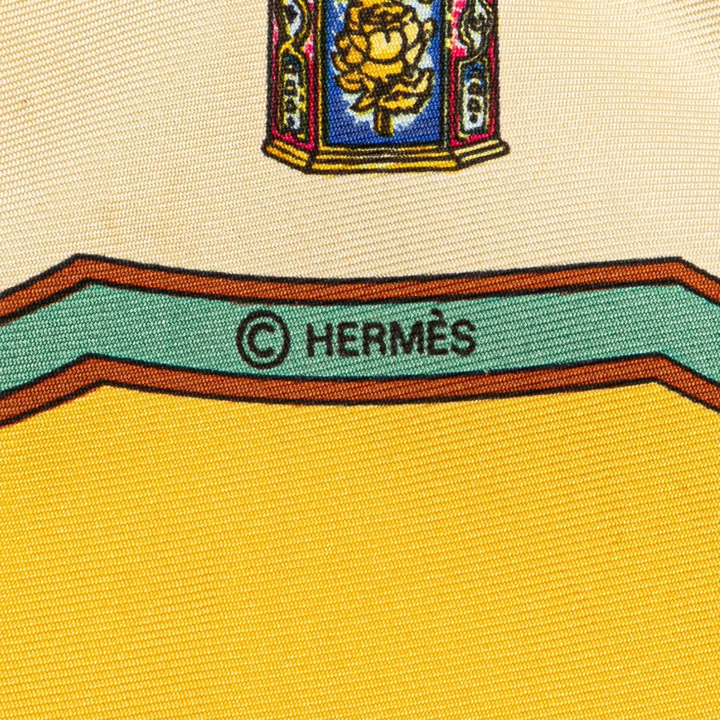 Hermès Qu'Importe Le Flacon Silk Scarf