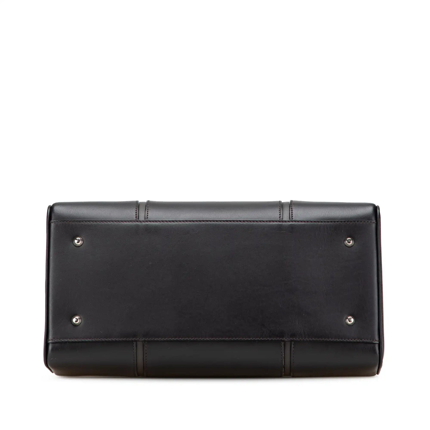 Burberry Leather Boston Bag