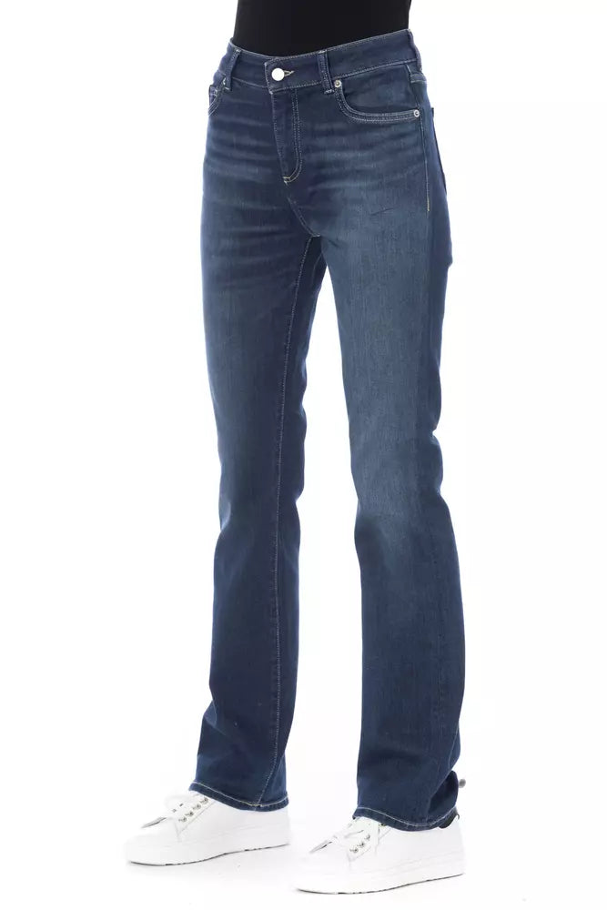 Baldinini Trend Blue Cotton Women's Jeans