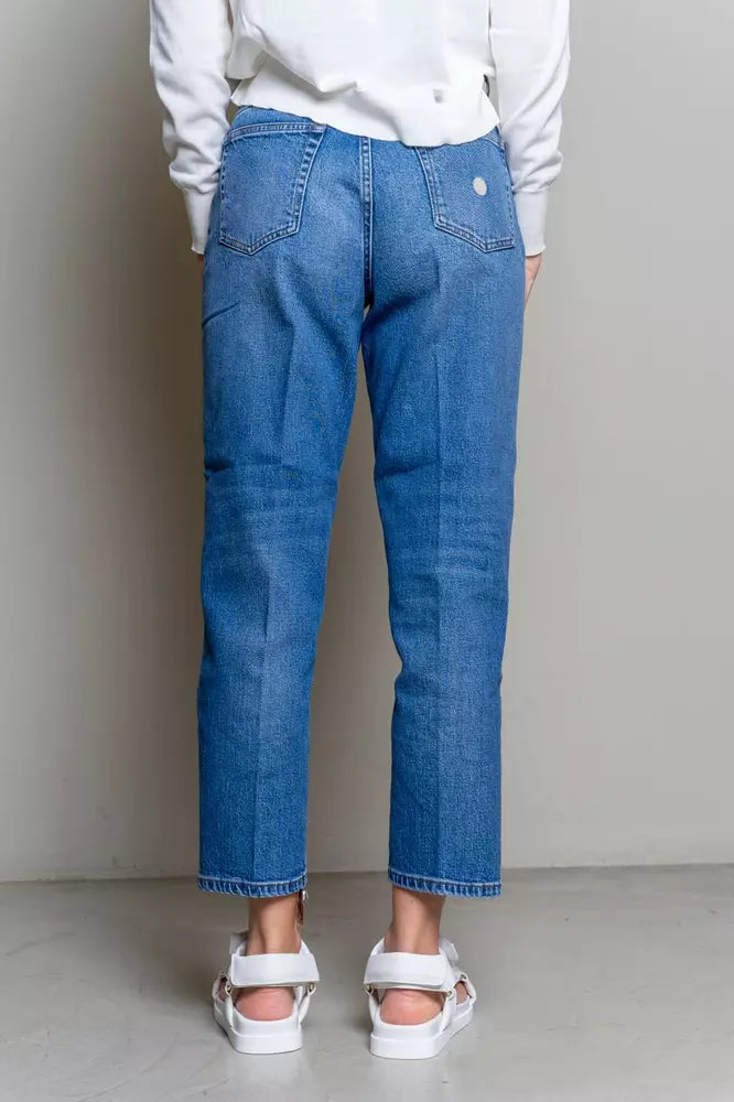 Don The Fuller Blue Cotton Women Jeans