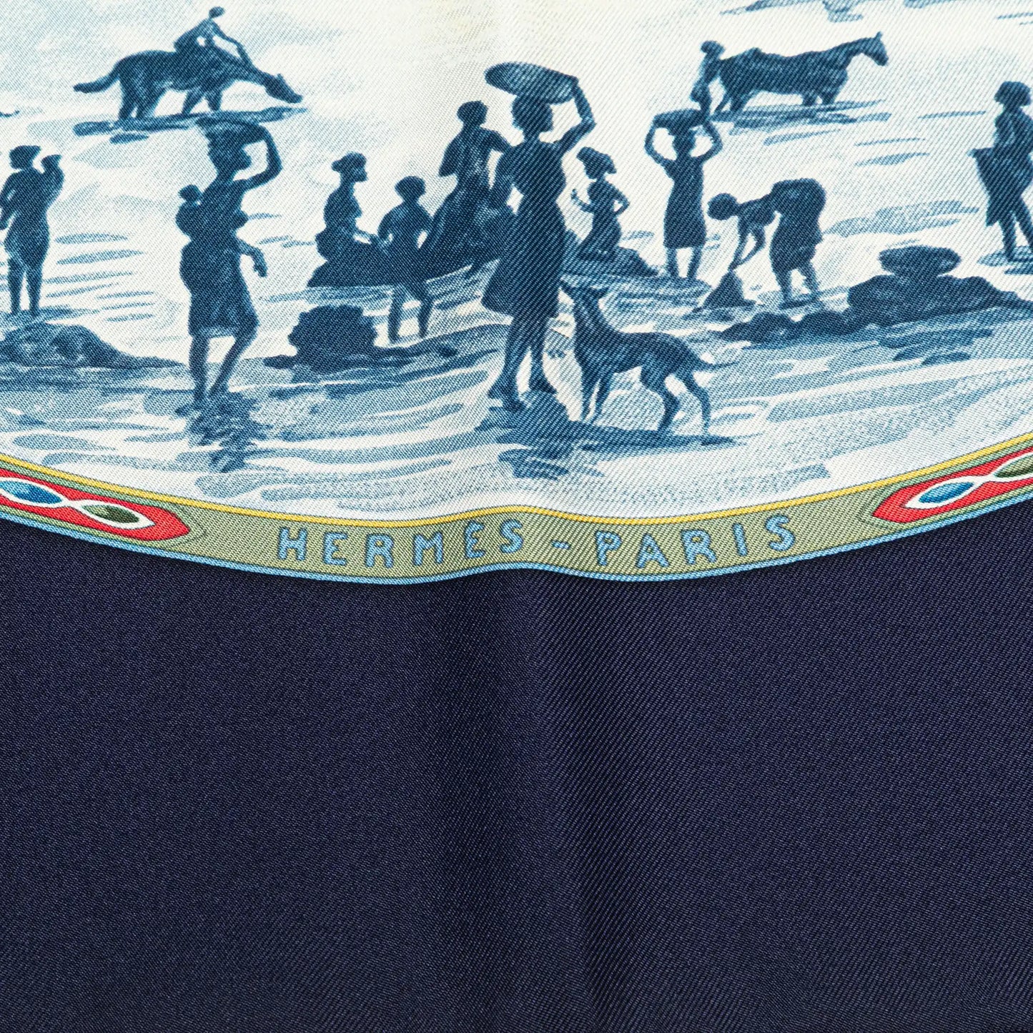 Hermès Cavaliers Peuls Silk Scarf
