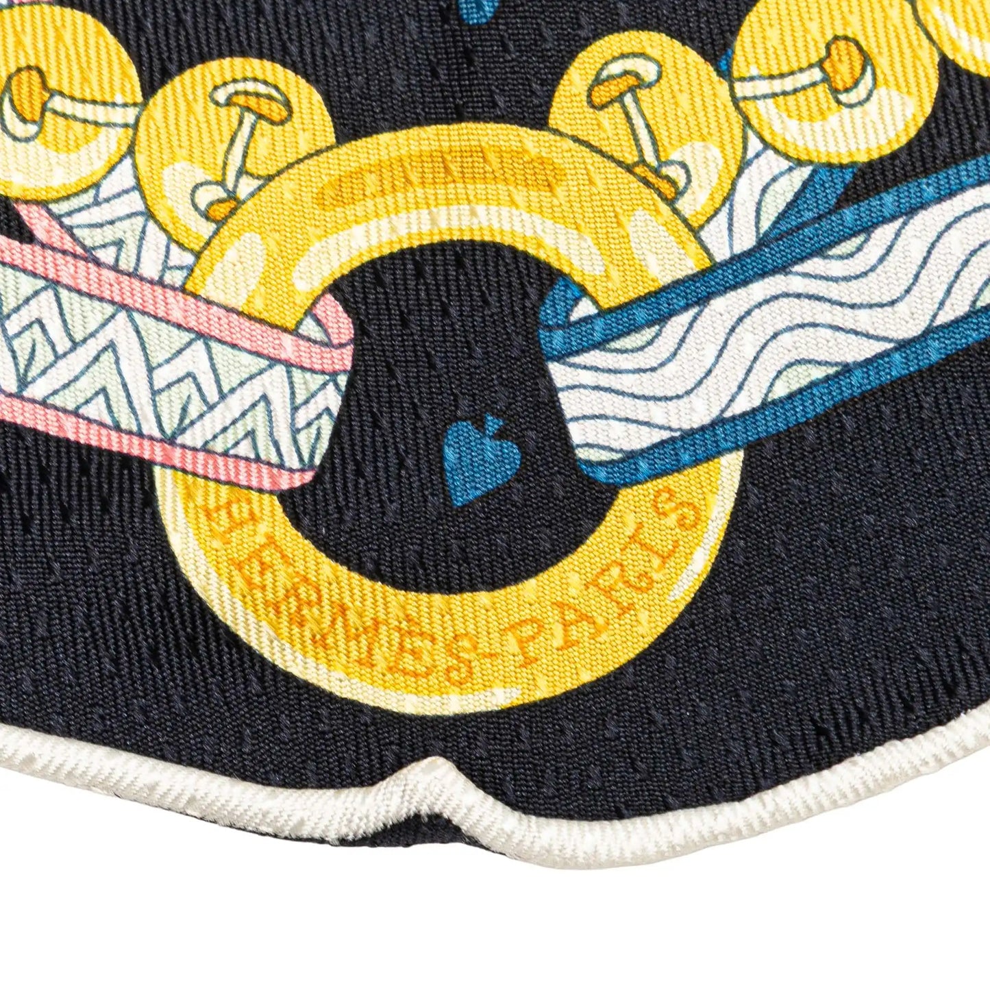 Hermès Dame De Coeur Nano Losange Silk Scarf