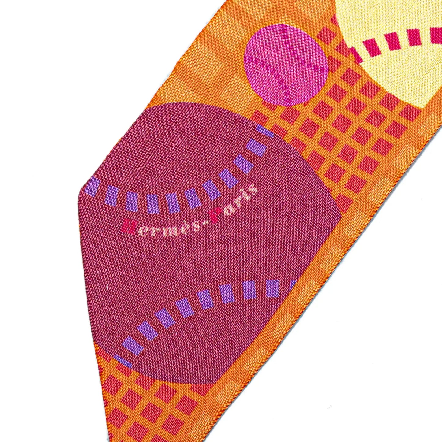 Hermès Balles de Tennis Silk Twilly Scarf