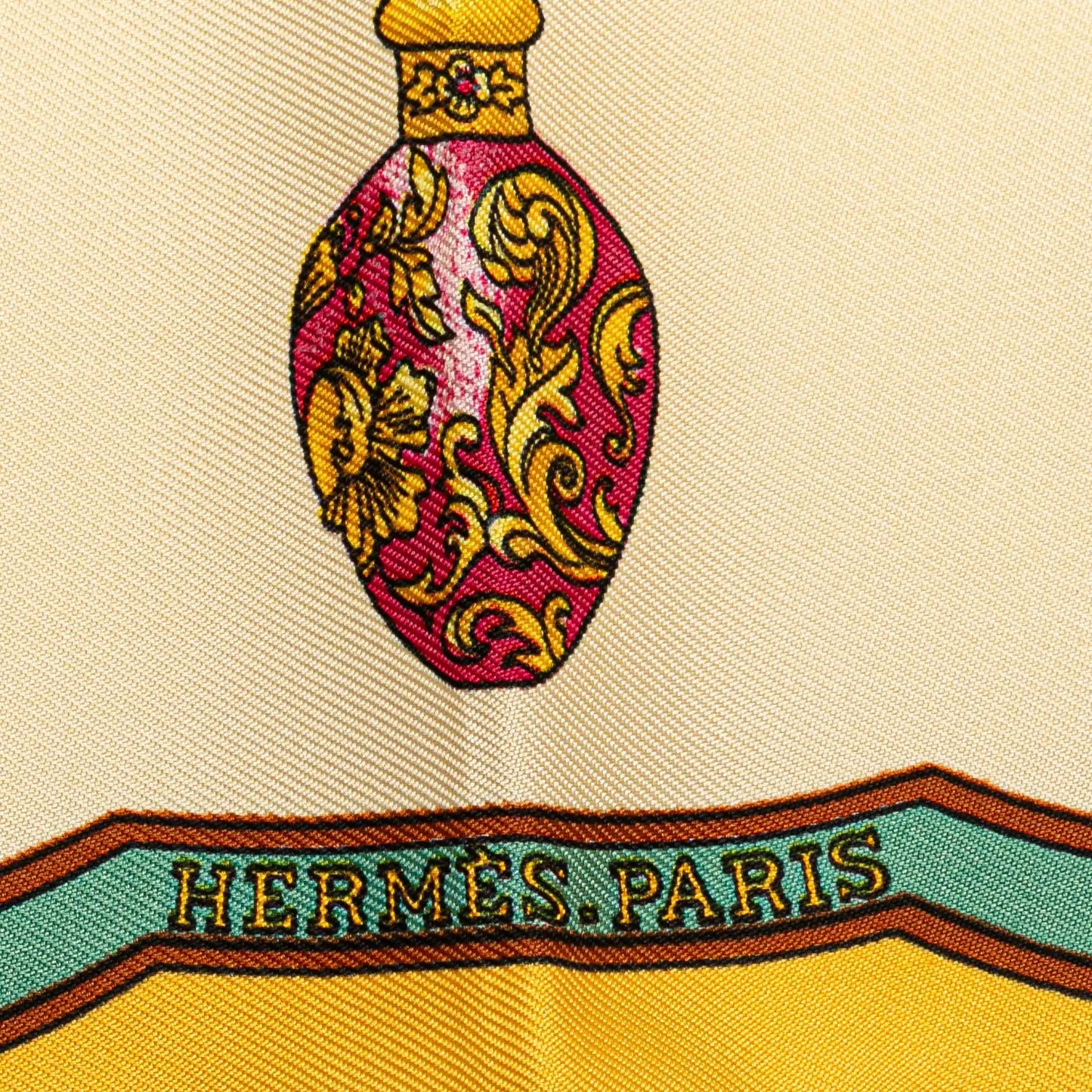 Hermès Qu'Importe Le Flacon Silk Scarf