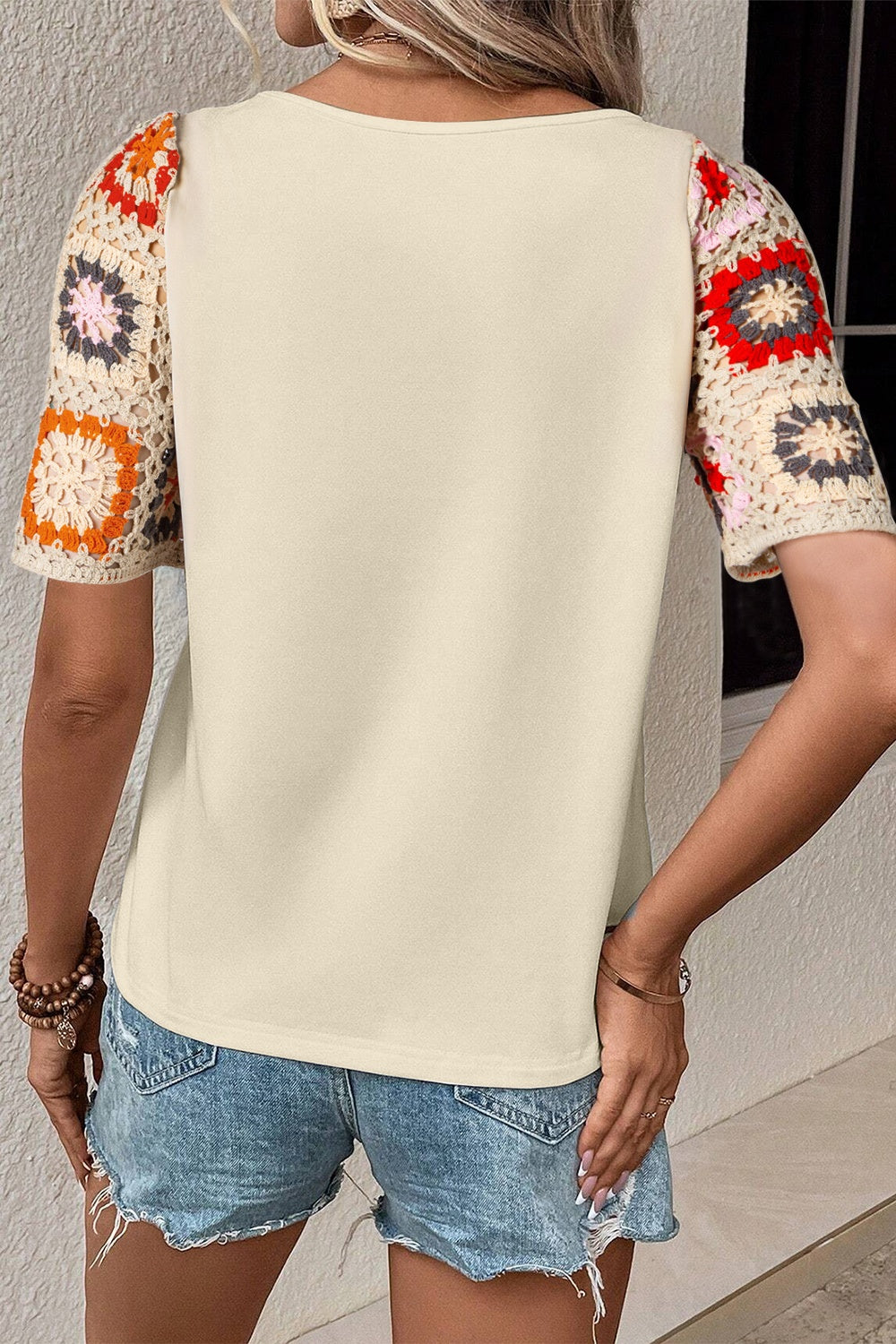 She Wears Glory™ — Set Apart in Simplicity Geometric Blouse - She Wears Glory Beverly Hills