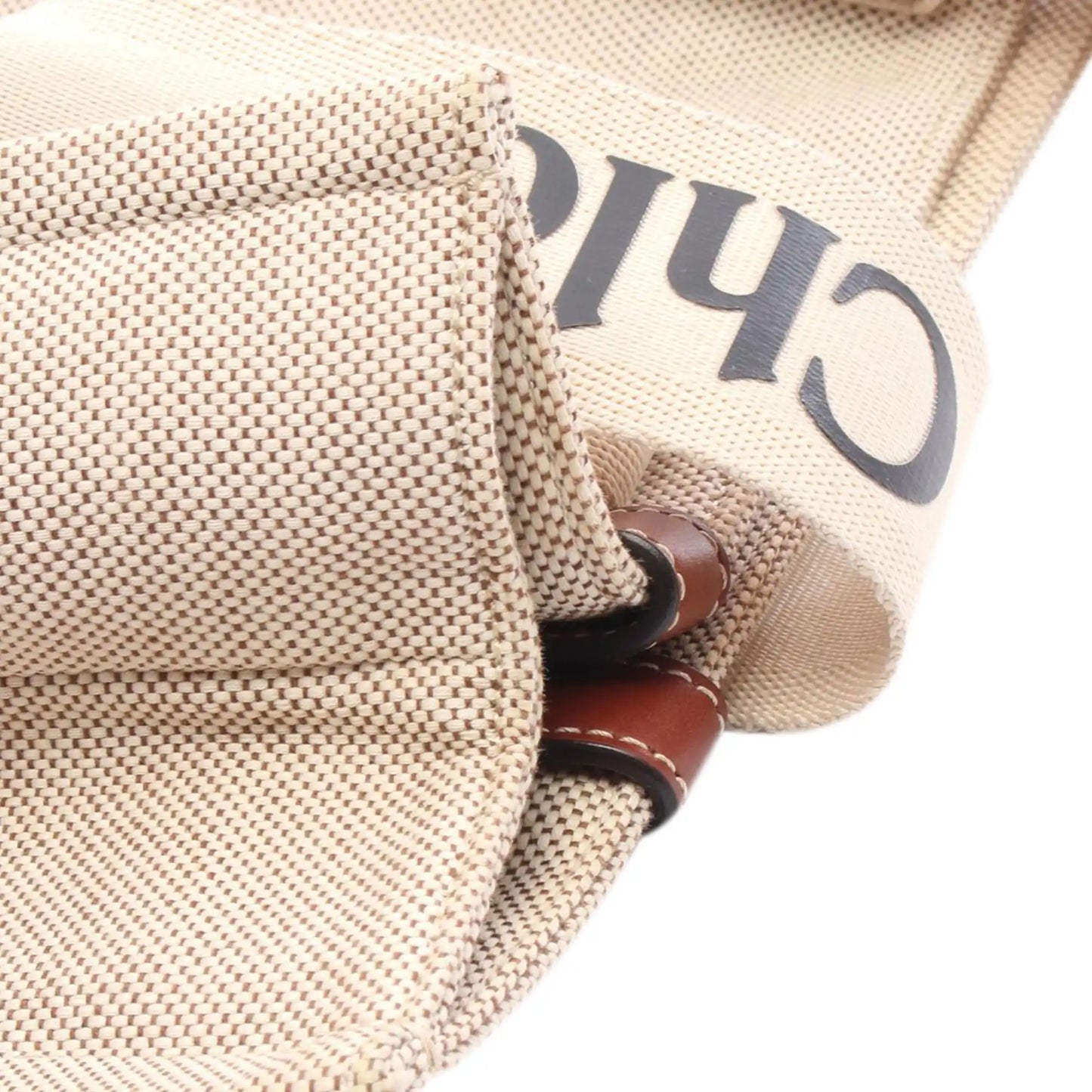 Chloé Medium Canvas Woody Tote