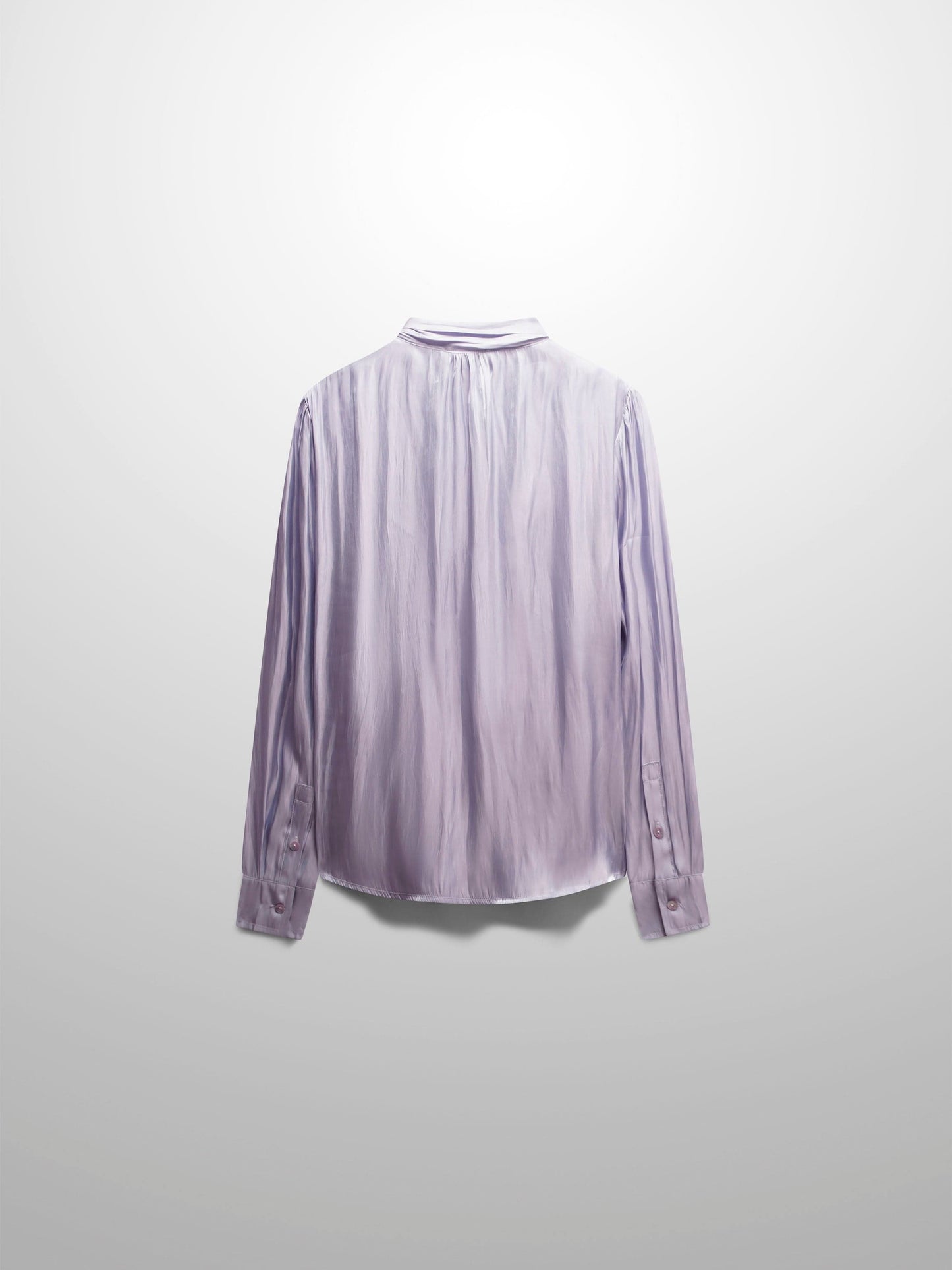 Shimmer Tie Blouse-Grey-1