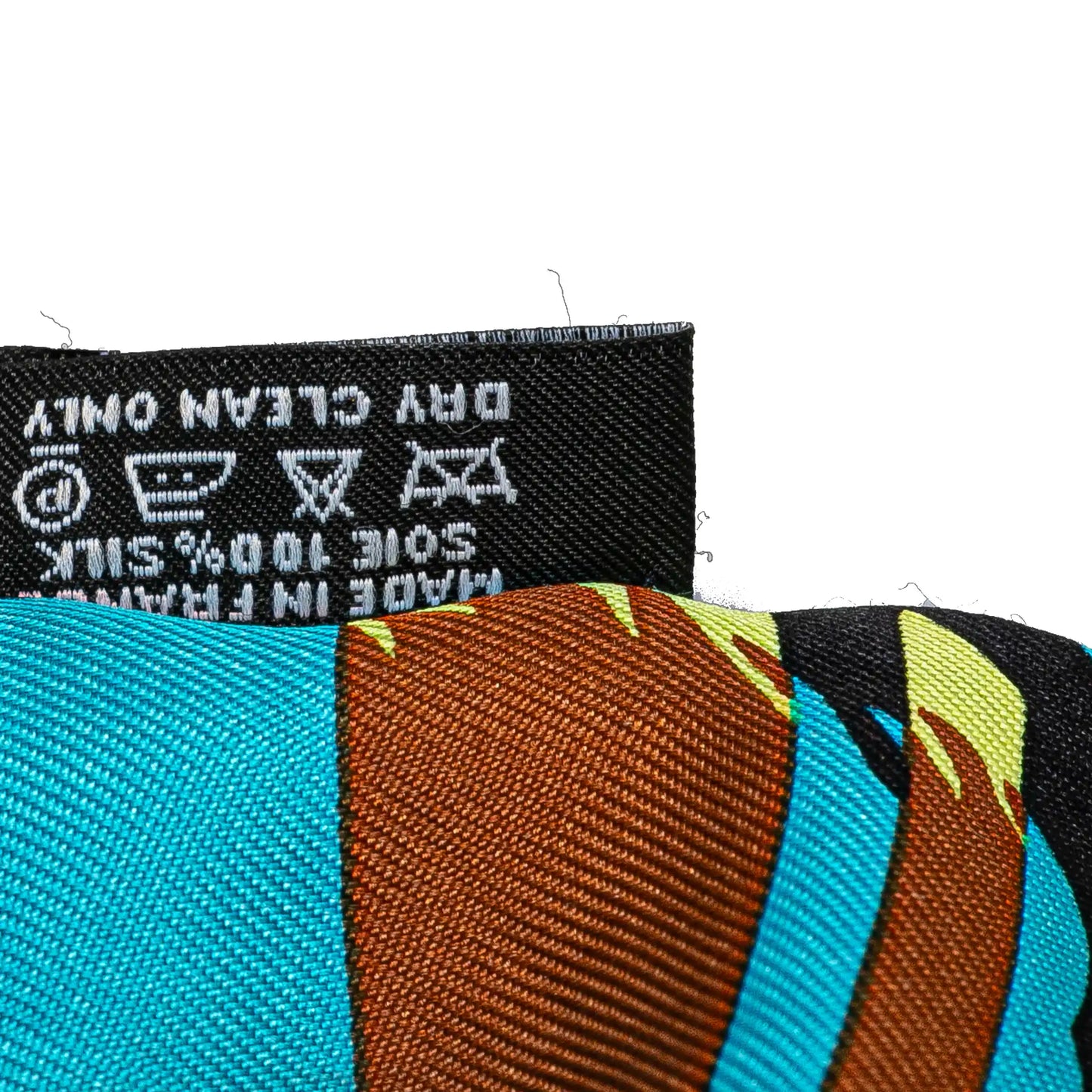 Hermès Ex Libris En Camouflage Silk Twilly Scarf