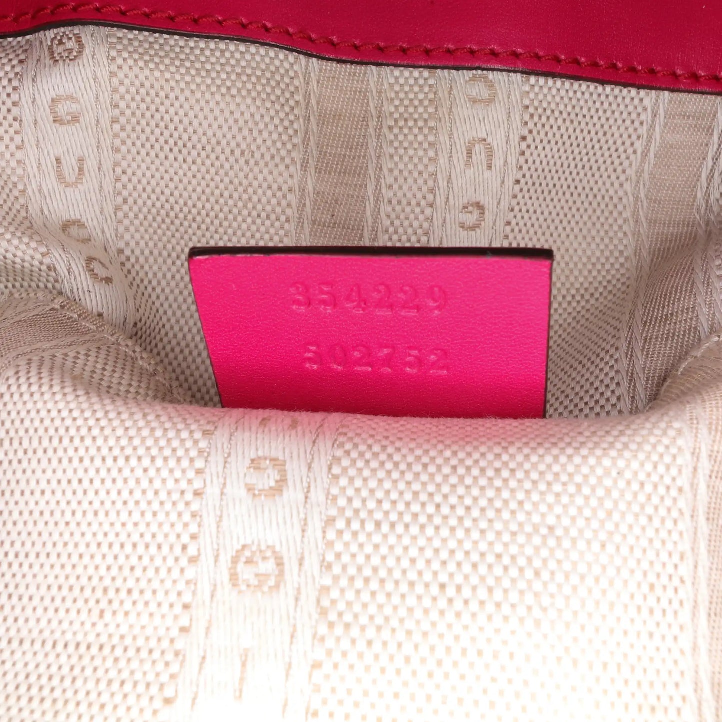 Gucci Diamante Leather Bright Bucket Bag