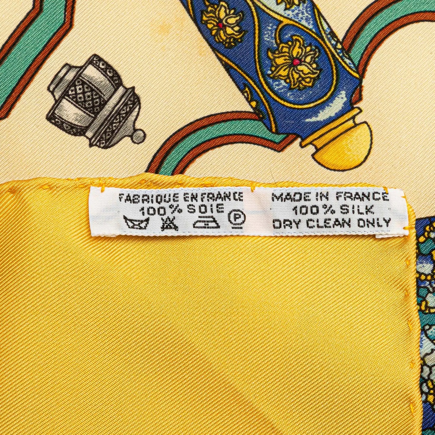 Hermès Qu'Importe Le Flacon Silk Scarf
