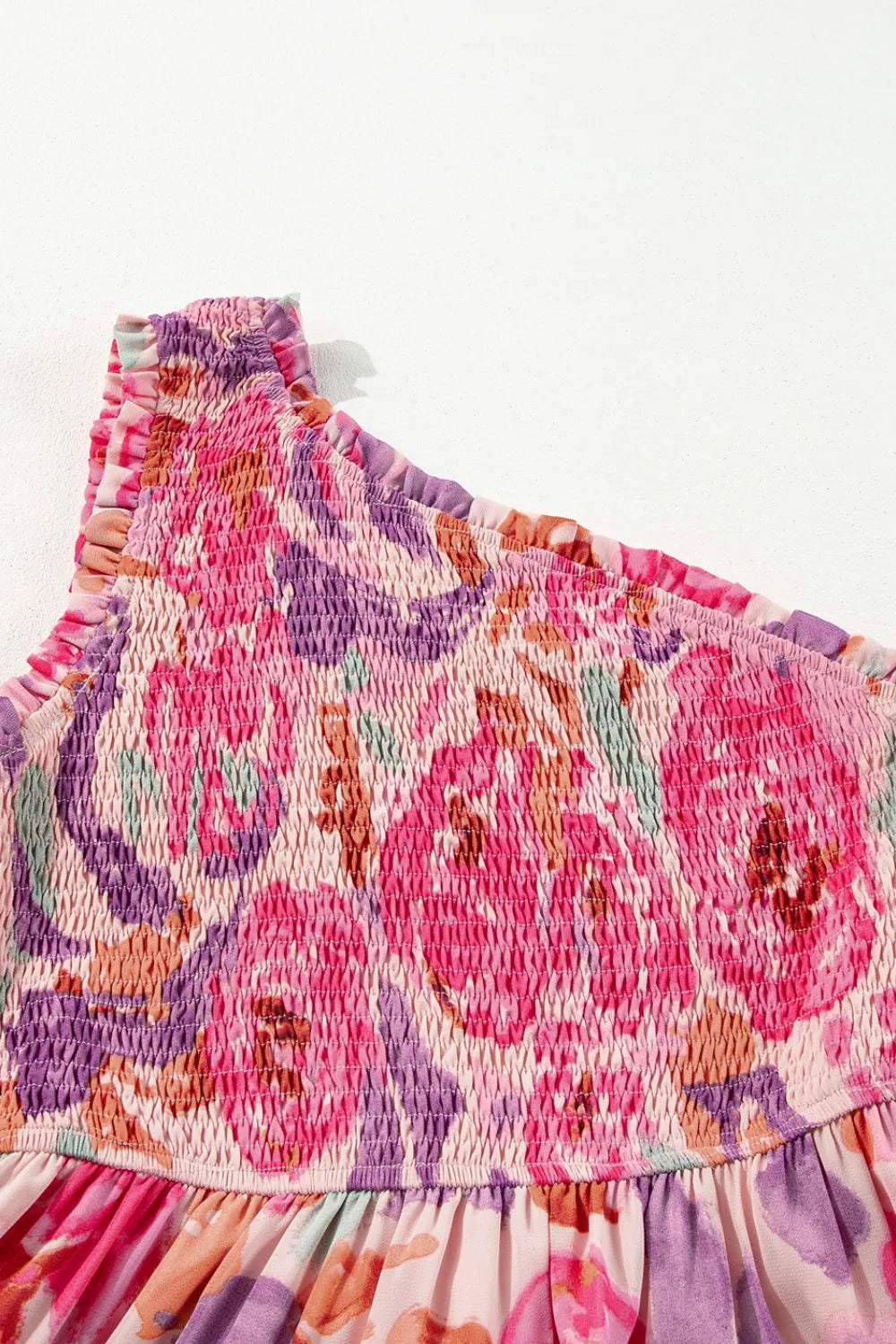 She Wears Glory “Heaven’s Embrace” One-Shoulder Floral Maxi Dress - She Wears Glory Beverly Hills