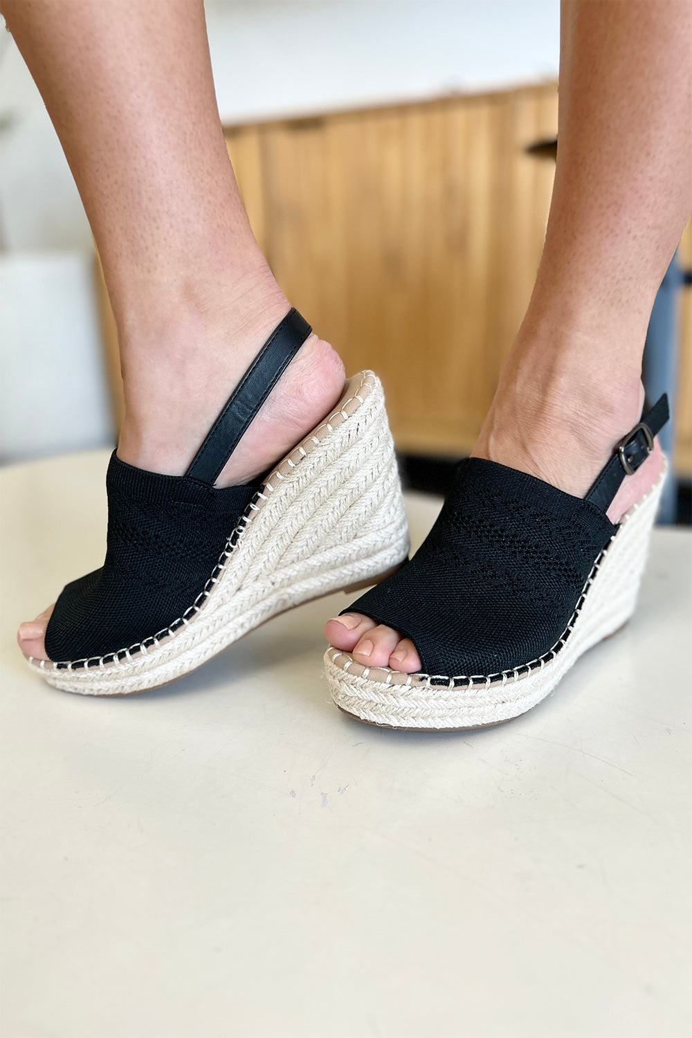 She Wears Glory™ — Esther’s Elevation Peep Toe High Heel Sandals - She Wears Glory Beverly Hills