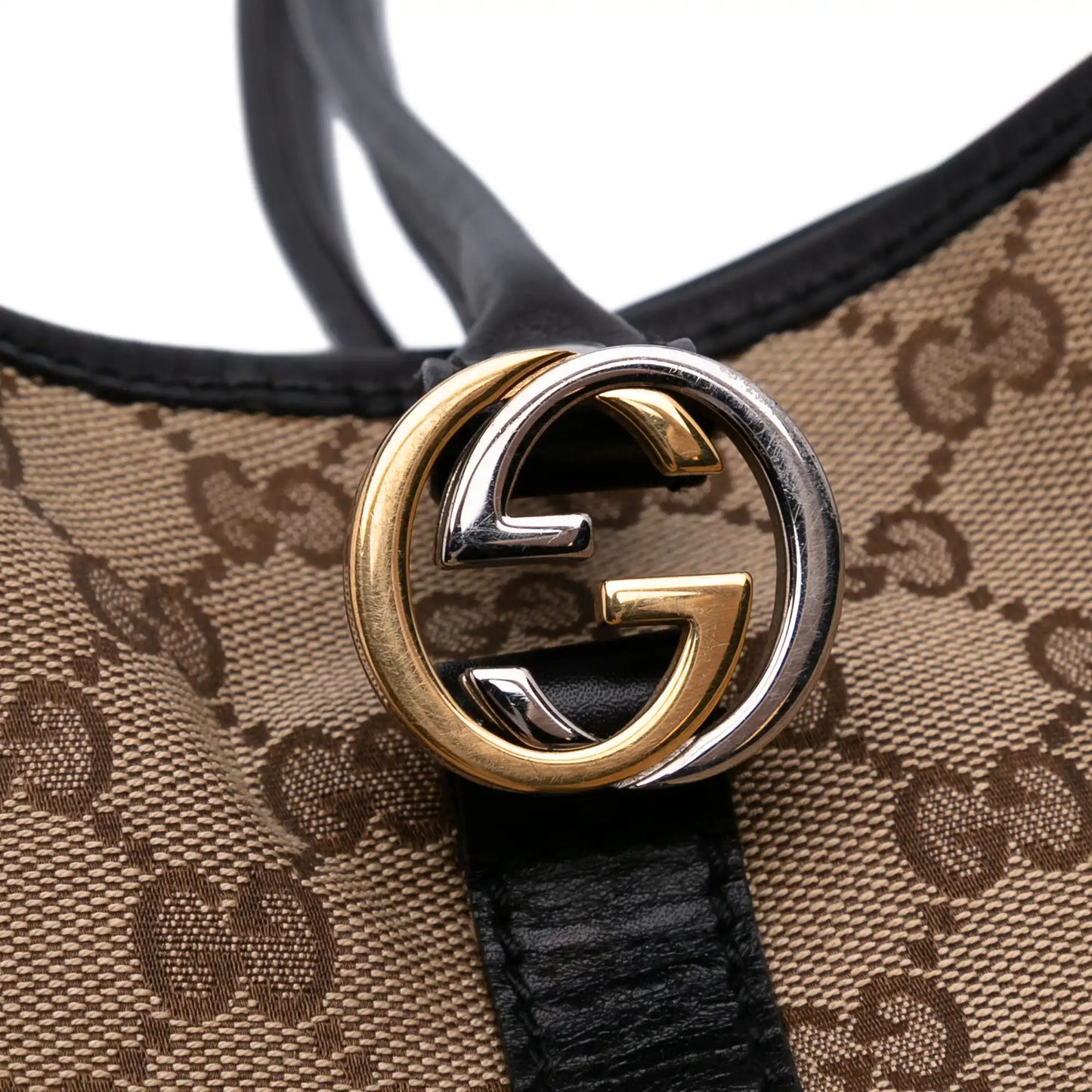 Gucci Large GG Canvas Twins Tote