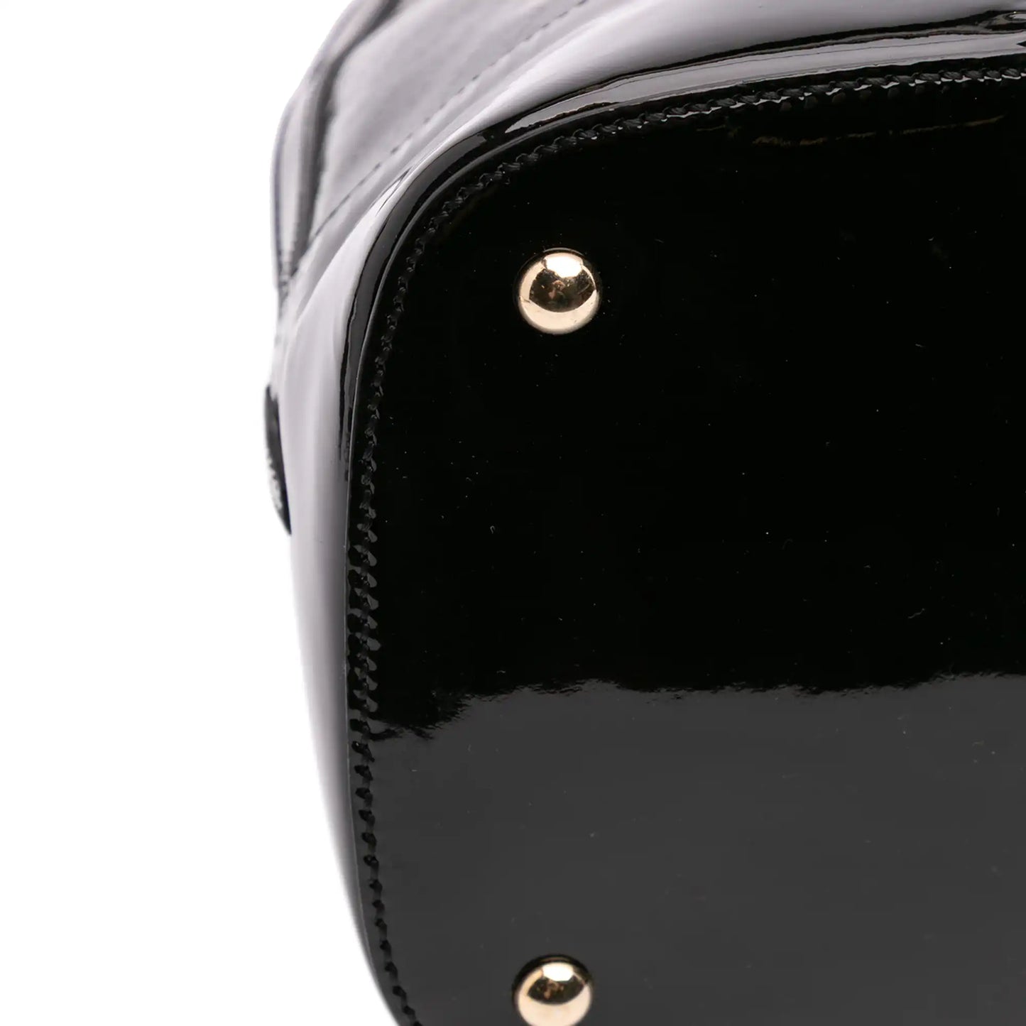 Gucci Large Microguccissima Patent Nice Dome Top Handle Bag