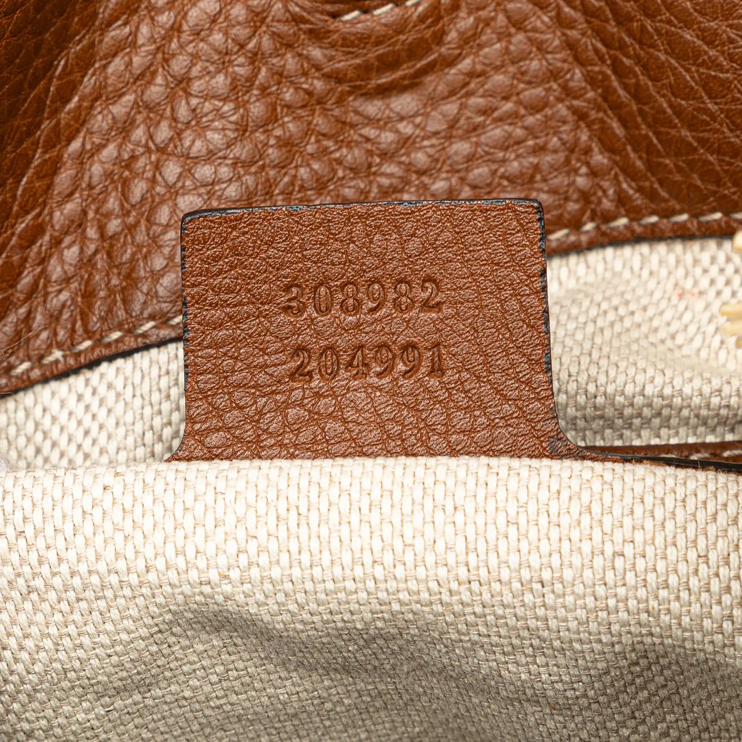 Gucci Medium Raffia Soho Chain Tote