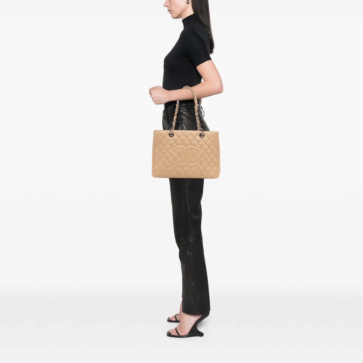 Chanel Caviar Grand Shopping Tote