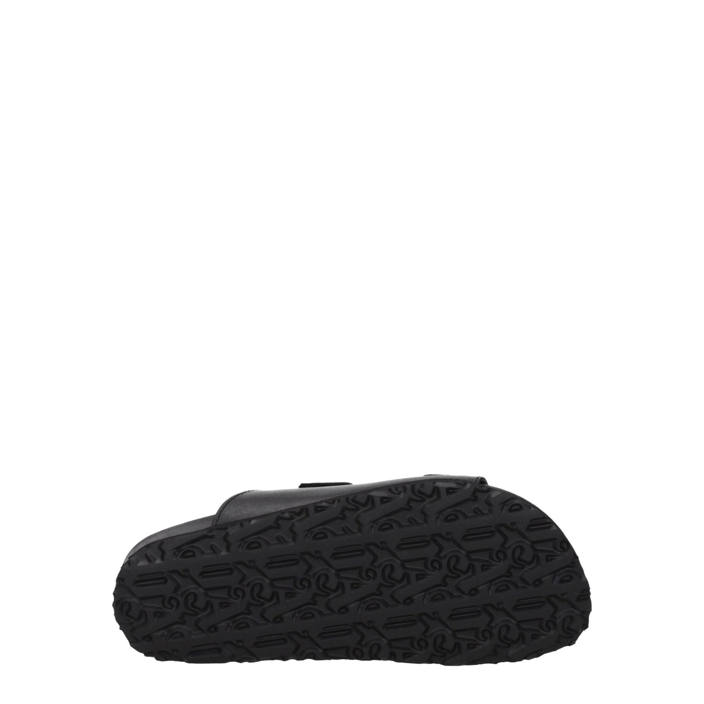 Palm Angels Black Leather Sandals