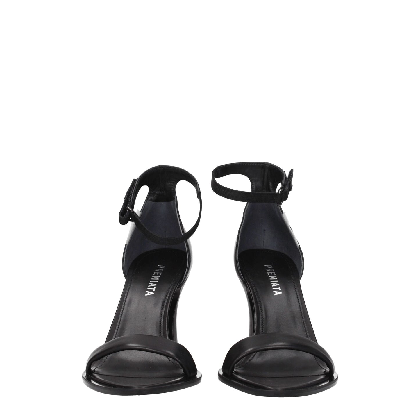 Premiata Black Leather Sandals