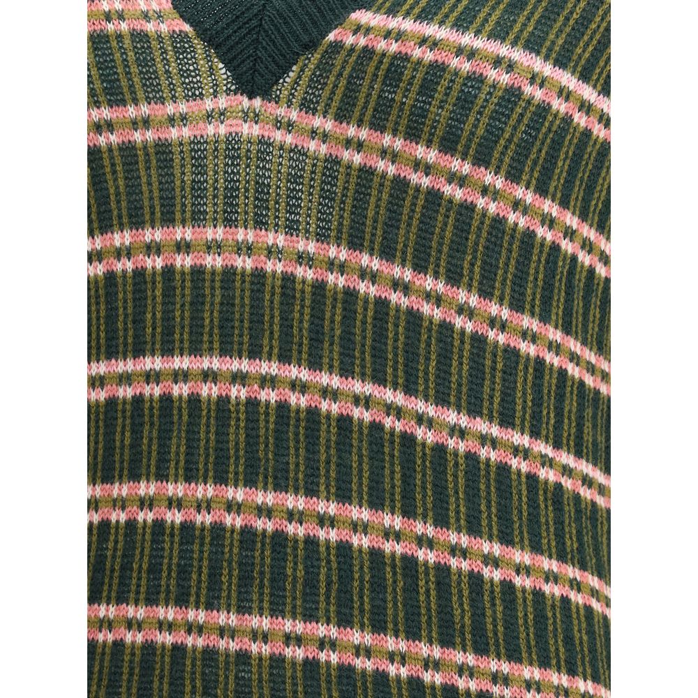 Etro Green Wool Sweatshirt