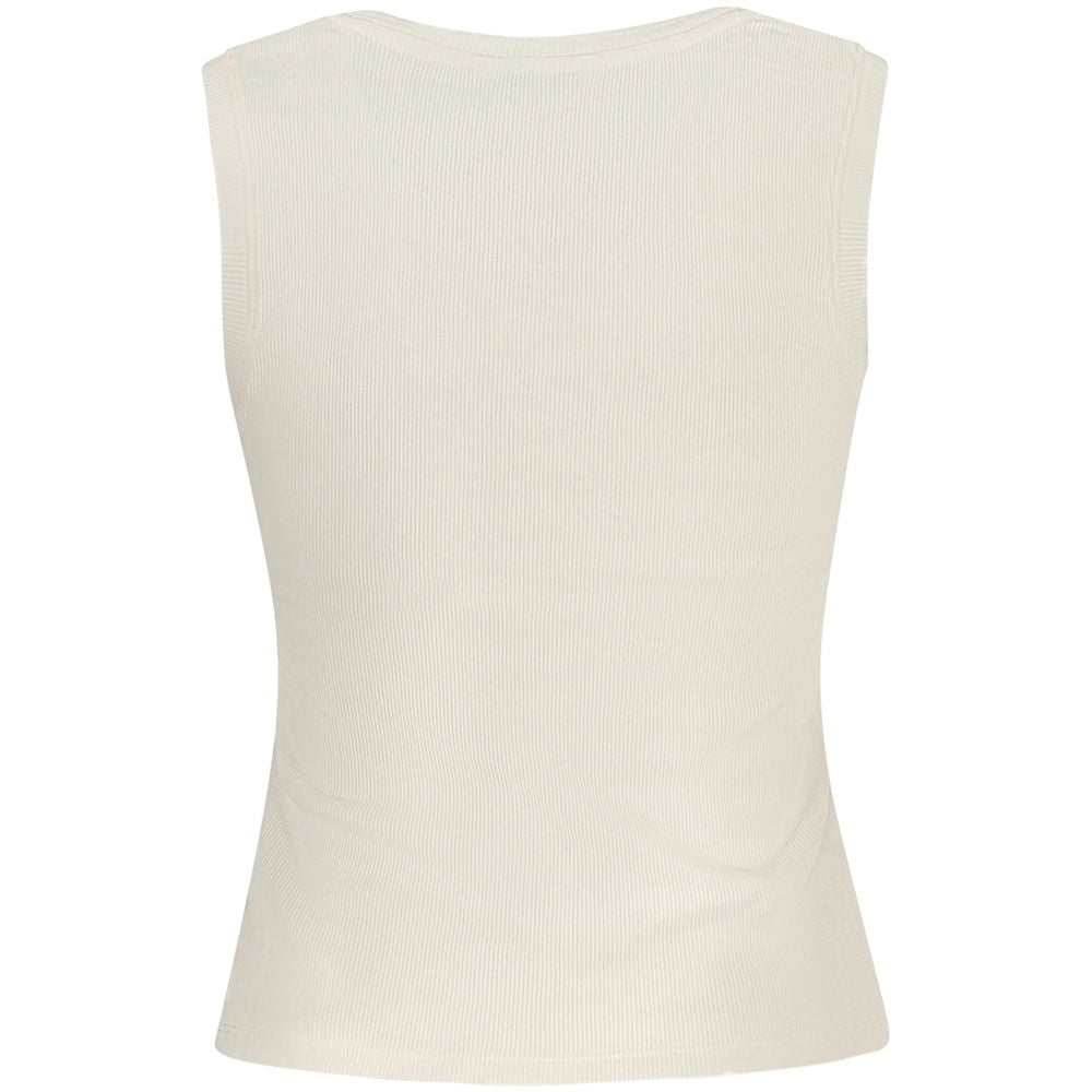 Tommy Hilfiger Beige Cotton Tank Top