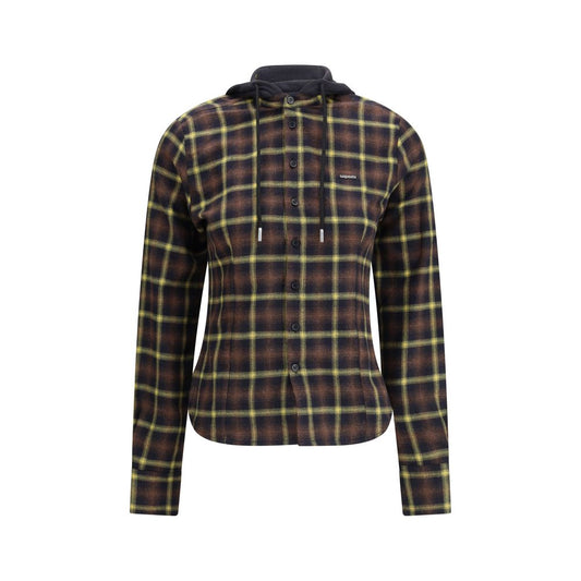 Coperni Brown Cotton Pattern Shirt