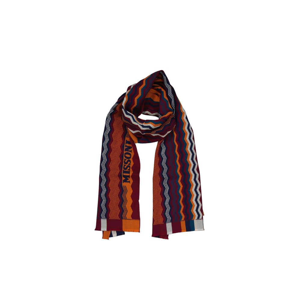 Missoni Red Wool Scarf