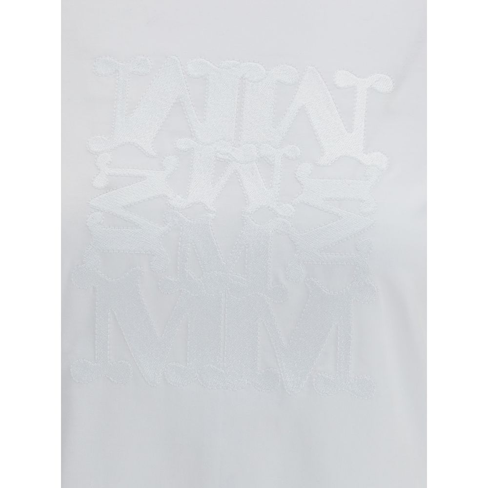 Max Mara White Cotton T-Shirt