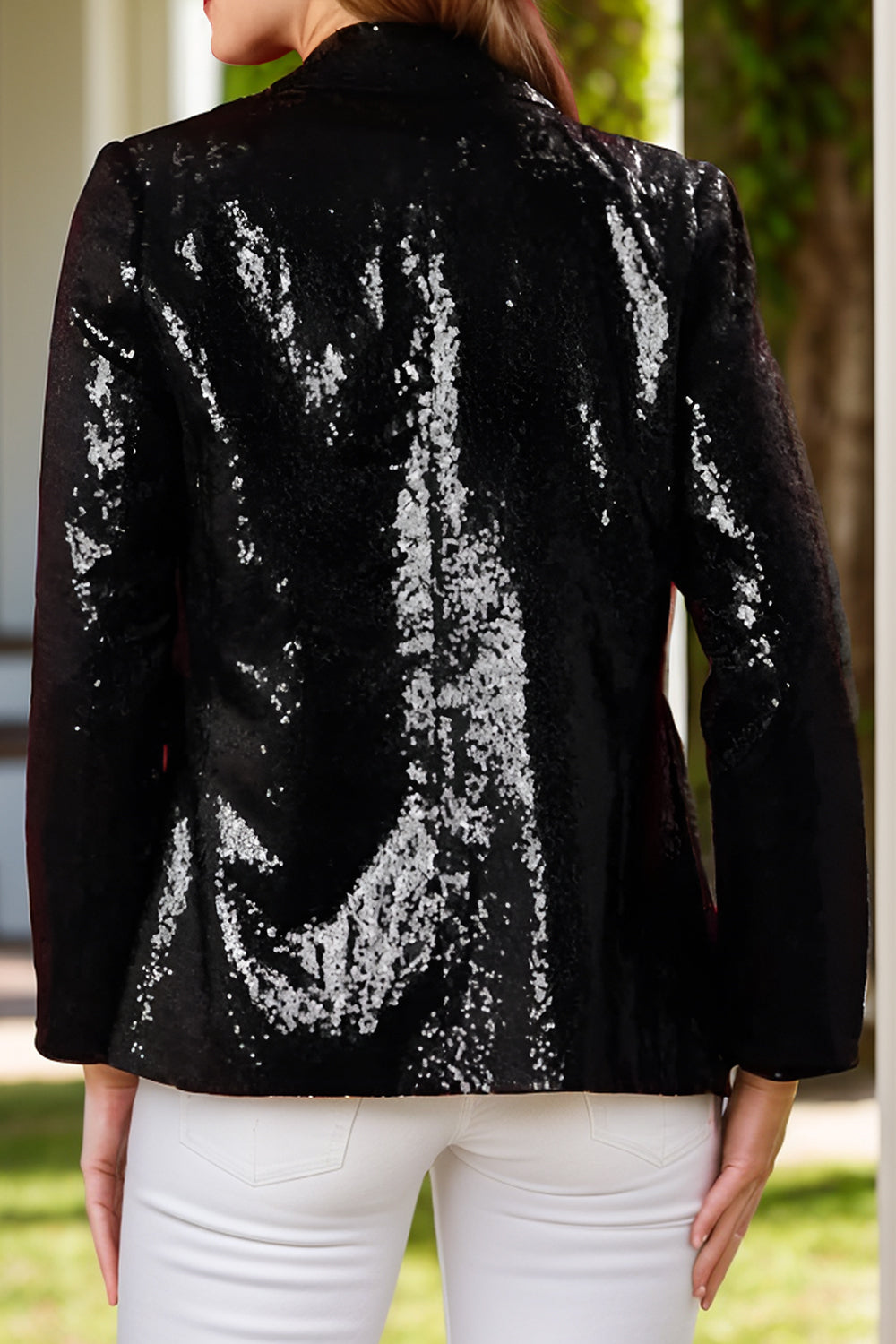 She Wears Glory “Victory March” Sequin Nutcracker Long Sleeve Blazer - She Wears Glory Beverly Hills