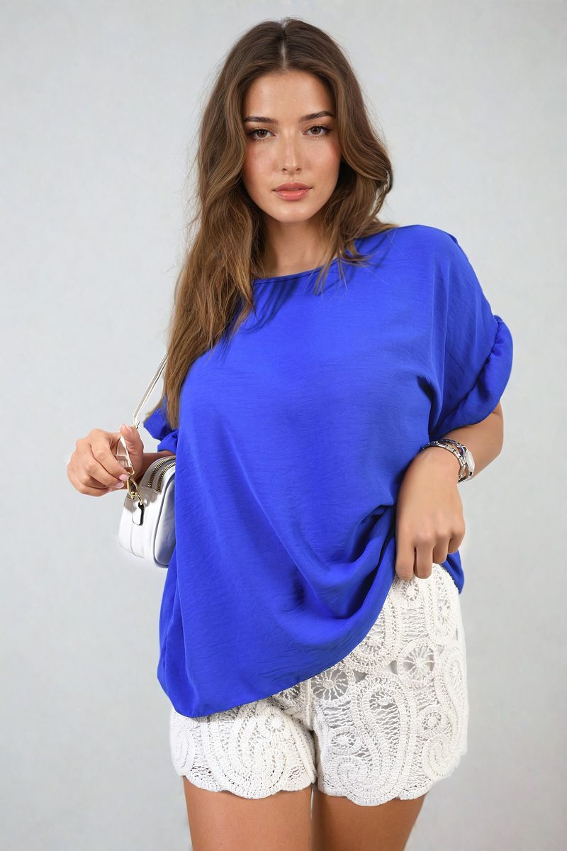 She Wears Glory™ Frill Sleeve Top