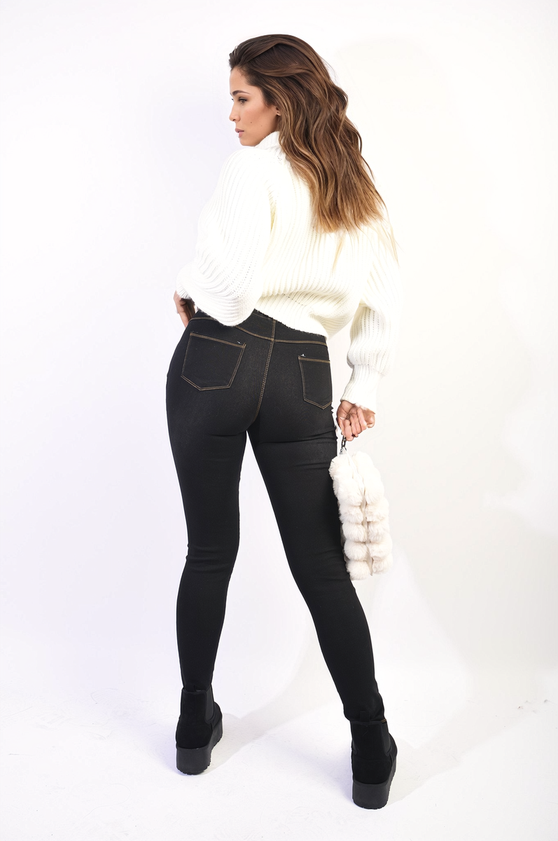 She Wears Glory™ High Waisted Ripped Skinny Jeggings