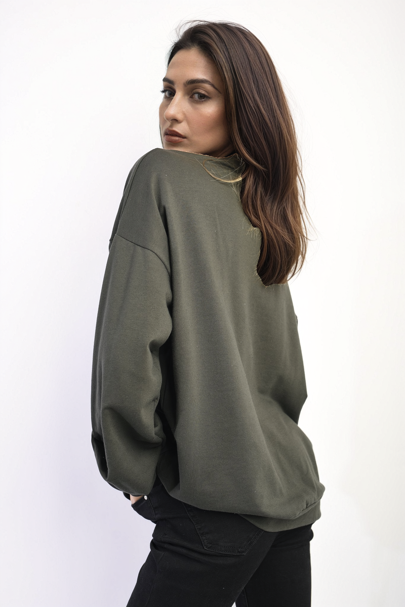 She Wears Glory™ Long Sleeve Bow Detail Jumper