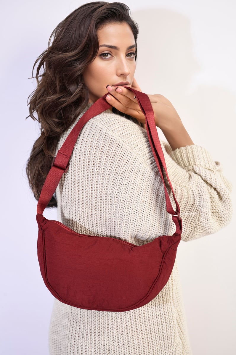 She Wears Glory™ Dumpling Round Mini Shoulder Bag