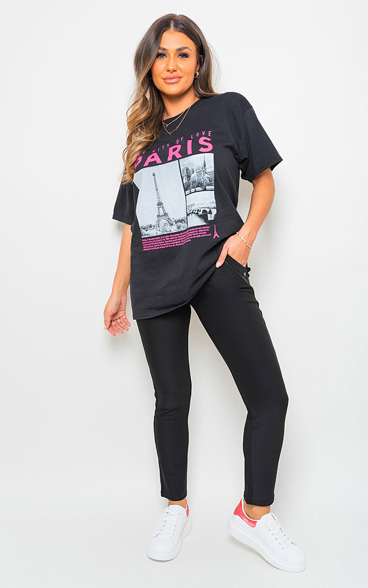 She Wears Glory™ High Waist Double Band Pocket Leggings
