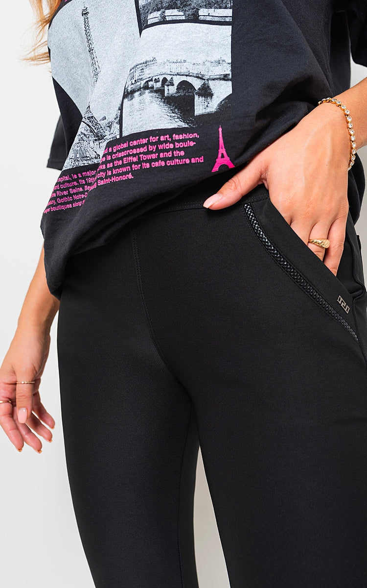 She Wears Glory™ High Waist Double Band Pocket Leggings
