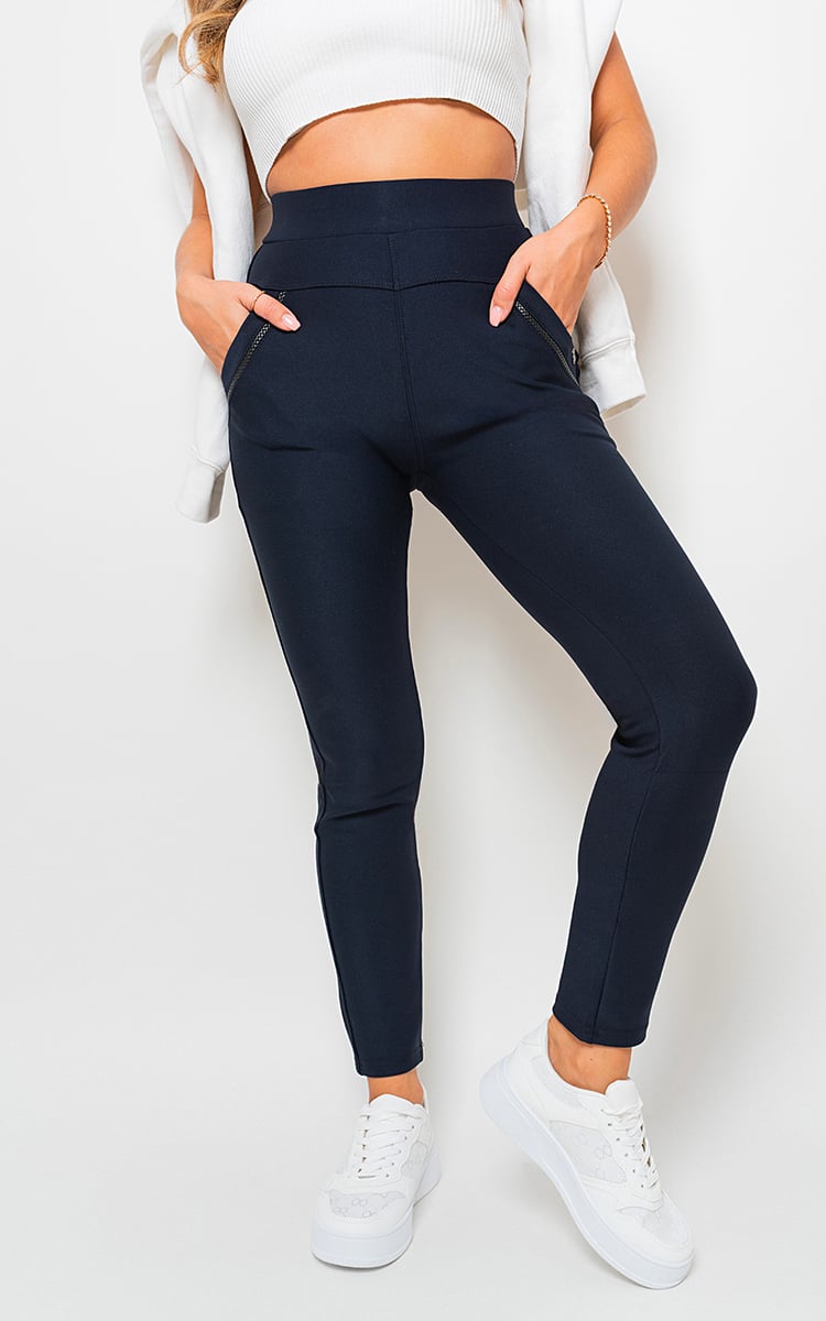 She Wears Glory™ High Waist Double Band Pocket Leggings