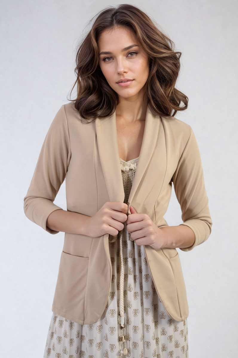 Open Front Cardigan with Front Pockets - She Wears Glory Beverly Hills