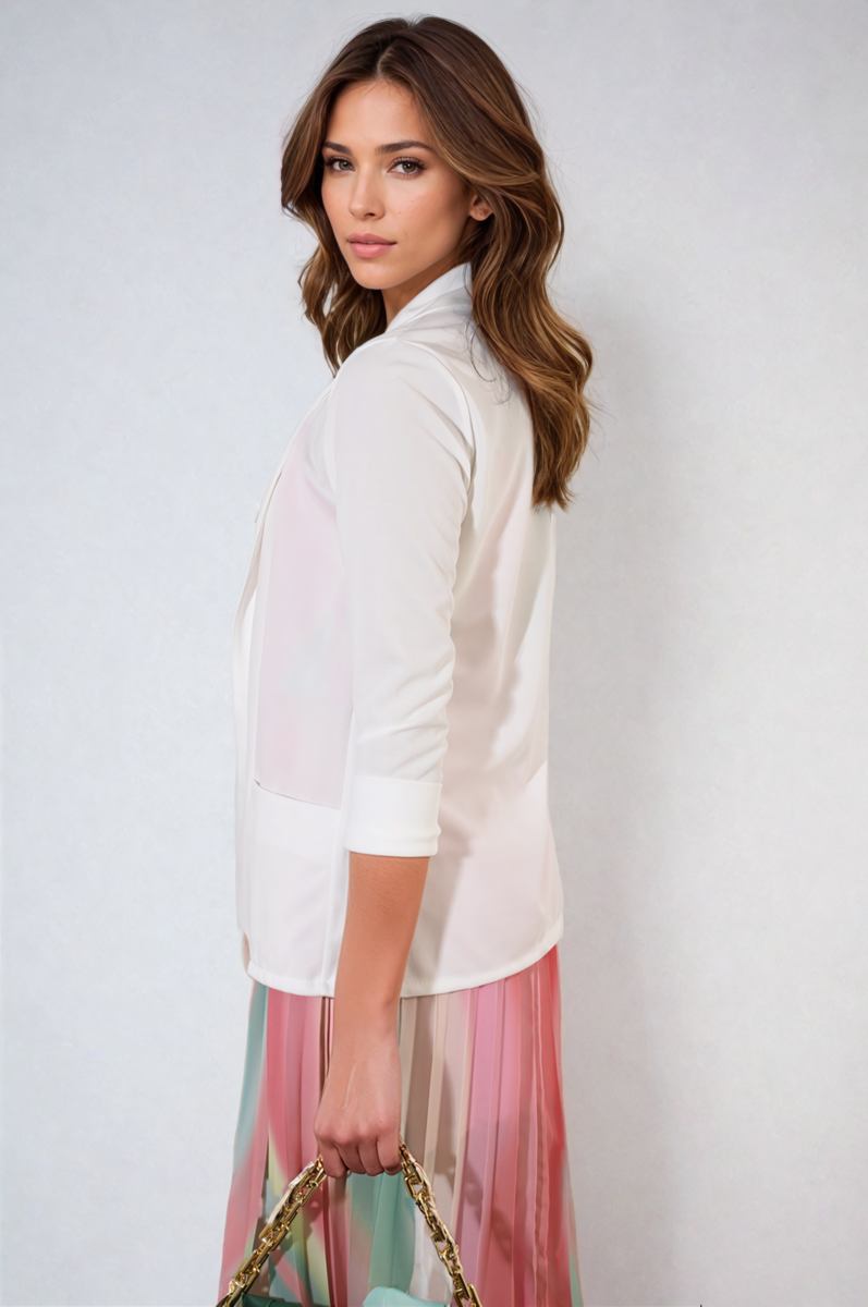 Open Front Cardigan with Front Pockets - She Wears Glory Beverly Hills