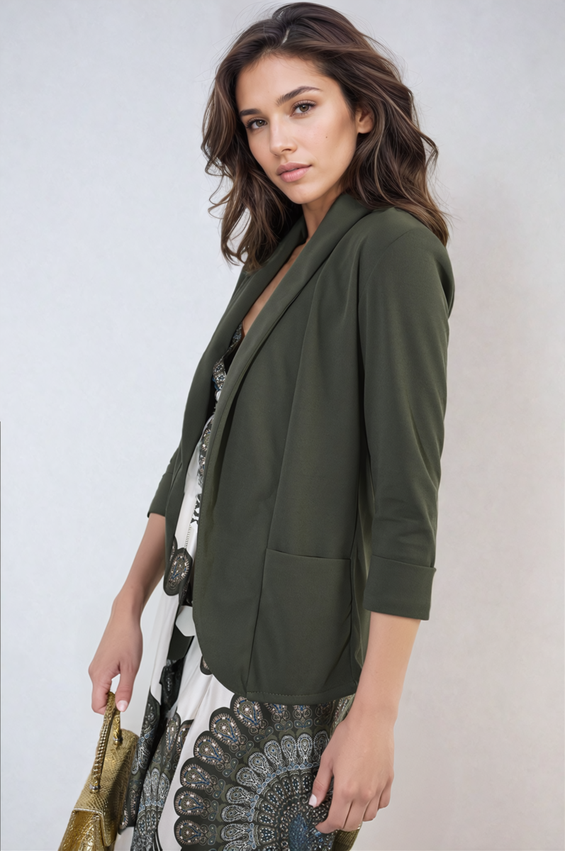 Open Front Cardigan with Front Pockets - She Wears Glory Beverly Hills