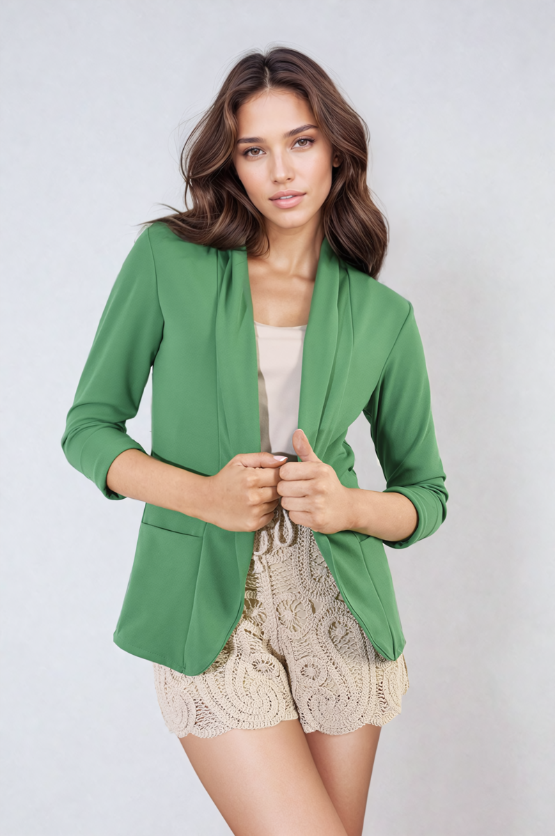 Open Front Cardigan with Front Pockets - She Wears Glory Beverly Hills