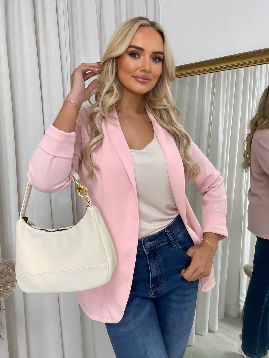 She Wears Glory™ Open Front Cardigan with Front Pockets