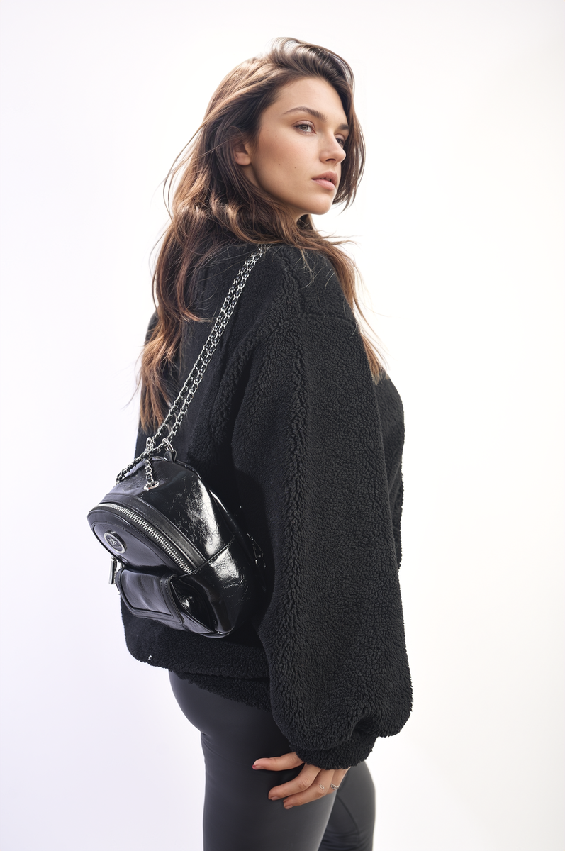 She Wears Glory™ Half Zip Fleece Jacket with Front Pouch Pocket